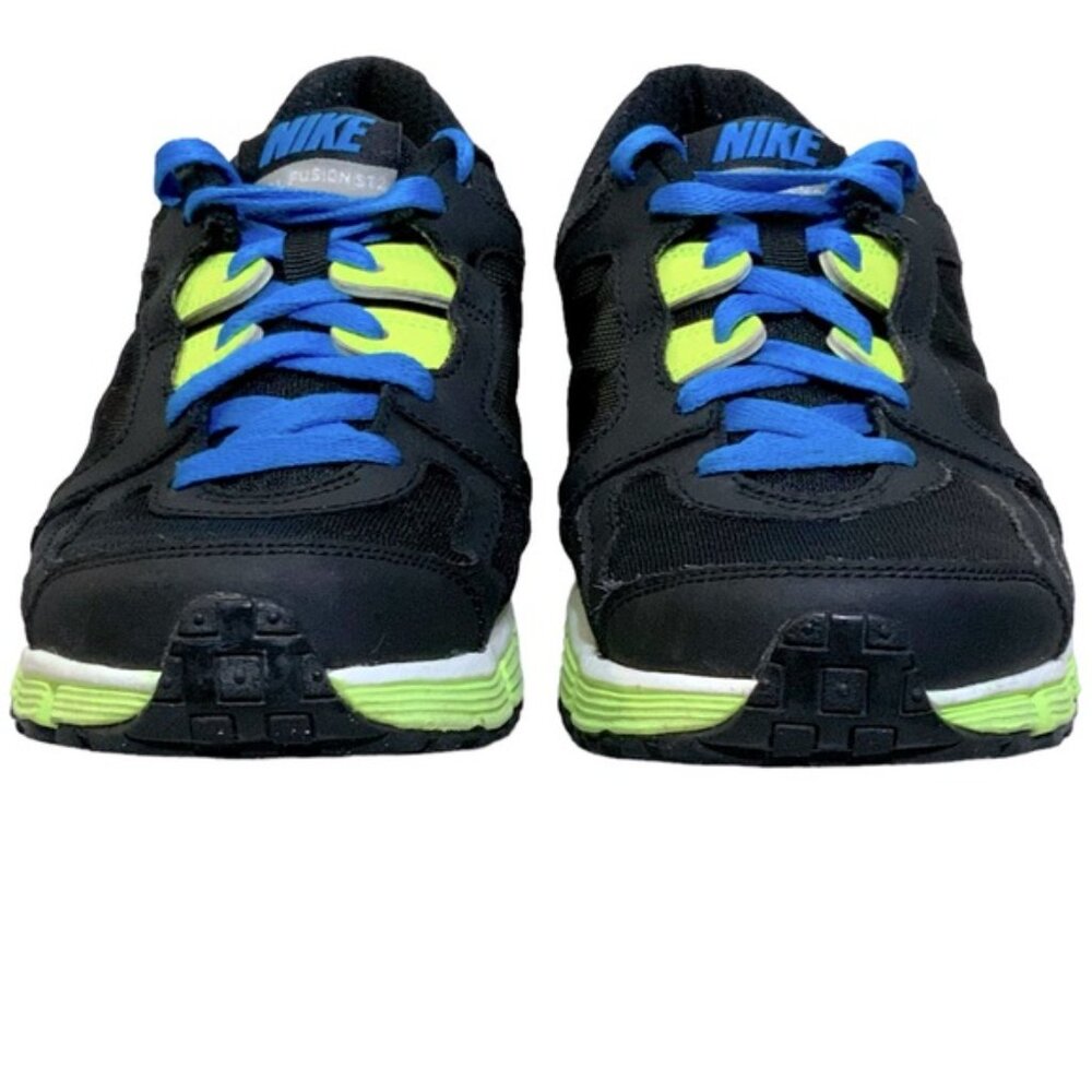 Nike Dual Fusion ST2 Running Shoe 454240-018 Black Volt Blue Lime Women Sz 8.5 - Picture 12 of 16